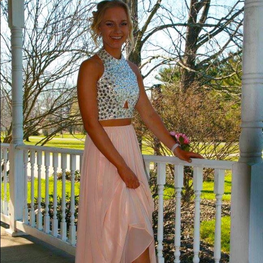 Two Piece Prom Dress